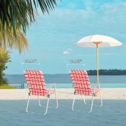 Karl Home Patio Metal Beach Chair(Set Of 2) -Karl Home Shop GUEST 90aaeccf 1f23 4292 a89e 35ecf601cc4a