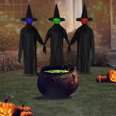 Karl Home 3PCS Halloween Witches Outdoor Decoration 7 Karl Home 3PCS Halloween Witches Outdoor Decoration - Image 5