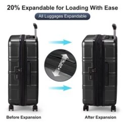Karl Home 3 Piece Set Luggage Expandable Suitcase PC+ABS With TSA Lock Spinner -Karl Home Shop GUEST 93dc9475 8f2e 40f1 b318 0488066a7950