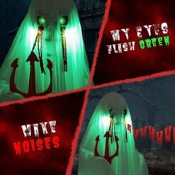 Karl Home 4.3ft Halloween Decorations Outdoor Animatronics Ghost With Trident 10 Karl Home 4.3ft Halloween Decorations Outdoor Animatronics Ghost With Trident -Karl Home Shop GUEST 94ae0433 df76 4e48 bdf1 4e048e6b91b1