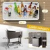 Karl Home 80 QT Brown Patio Cooler Cart -Karl Home Shop GUEST 9d3cc8f1 9680 49c6 b9d0 19be7299a561