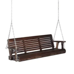 Karl Home | 5ft 3-Personn Tan Outdoor Fir Wood Hanging Porch Swing 9 Karl Home | 5ft 3-Personn Tan Outdoor Fir Wood Hanging Porch Swing -Karl Home Shop GUEST 9dab6d60 d5fe 480b 92b1 df19bad1c3f7