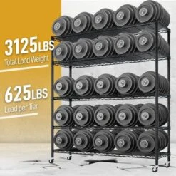 Karl Home Heavy Duty Storage Adjustable Metal Shelves Wire Shelving Unit With Wheels 1200LBS NSF -Karl Home Shop GUEST ac161ed0 c865 4751 b4a4 113be4b09717