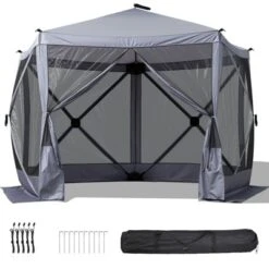 Karl Home | 10 Ft. X 10 Ft. Outdoor Pop-Up Camping Tent -Karl Home Shop GUEST ad30f0d7 2dc2 4a48 a5bb 9e280b4891f4