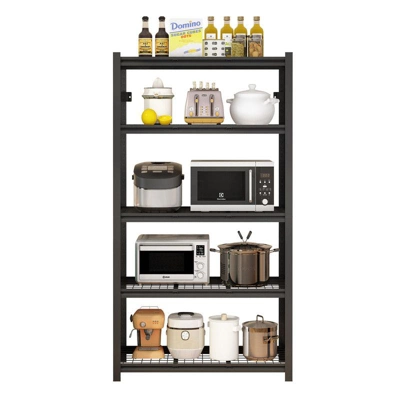 Karl Home 5-Tier Adjustable Metal Shelving Unit 3 Karl Home 5-Tier Adjustable Metal Shelving Unit