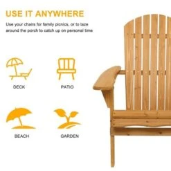 Karl Home Patio Folding Wooden Adirondack Chair -Karl Home Shop GUEST b5dae842 a573 415a 9776 b3fe8d734180
