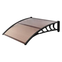 Karl Home | Winado 39.8 In. W X 9.8 In. D Brown Cover Retractable Window Awning -Karl Home Shop GUEST bab280c0 52de 4c97 8287 6d5c0faf0f13