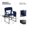 Karl Home Blue Metal Folding Beach Chair(Set Of 2) -Karl Home Shop GUEST bf87e546 3604 4a2c 9cb8 14997c2b07b1