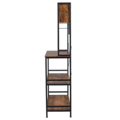 Karl Home 5-Tier Kitchen Bakers Rack With 10 S Hooks And 3 Cubes Rustic Brown -Karl Home Shop GUEST bfc3b6cc a839 4a1f 98f9 6ef63e910ea8