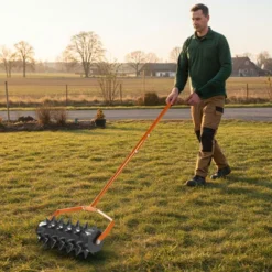 Karl Home 18 Inch Heavy Duty Rolling Aerator Lawn Tool -Karl Home Shop GUEST c5129243 1e3b 481c a4e5 4f4dc7803b4f