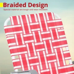 Karl Home Patio Metal Beach Chair(Set Of 2) -Karl Home Shop GUEST c591ab08 7a87 491f bba2 b3f7e3390f32