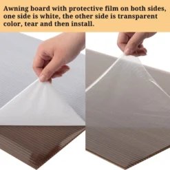 Karl Home | 77 In. W X 9.8 In. D Polycarbonate Cover Awning