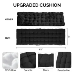 Karl Home Patio Folding Zero Gravity Chair With Blue Cushion -Karl Home Shop GUEST c8cf5404 149d 4205 8219 afc15449b341