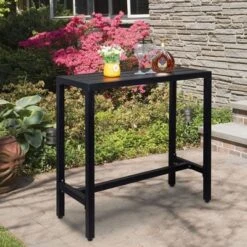 Karl Home Rectangular Metal Outdoor Bar Table -Karl Home Shop GUEST caecb12a 0813 42b0 a26b a93db607b931