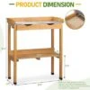 Outdoor Fir Wood Garden Potting Bench With Drawer -Karl Home Shop GUEST cc1583e8 afe2 499a bc56 482cac4cd228