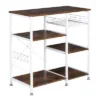 Karl Home 3-Tier Kitchen Baker's Rack Utility Storage Shelf Microwave Stand Storage Cart -Karl Home Shop GUEST cd07e779 75f1 499d 9c01 9eba656cee38