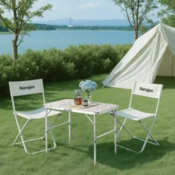 Karl Home 3FT. Patio Aluminium Folding Table -Karl Home Shop GUEST cd38b79e 03a5 47ef a3fc c86c797bb486