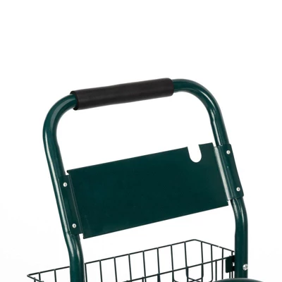 Karl Home Iron Green Hose Reel Cart 5 Karl Home Iron Green Hose Reel Cart - Image 3