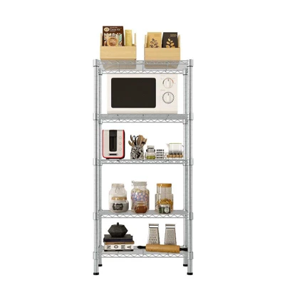 Karl Home 23.62in. W Steel Shelving Unit 6 Karl Home 23.62in. W Steel Shelving Unit - Image 4