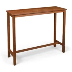 Karl Home Patio Fir Wood Brown Bar Table -Karl Home Shop GUEST d0214f0d ecc7 4e02 b2a8 398aeedcb5a8