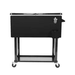 Karl Home 80 QT Black Patio Cooler Cart 11 Karl Home 80 QT Black Patio Cooler Cart -Karl Home Shop GUEST d7f74922 9059 49cb b69c d0e86e7272a8
