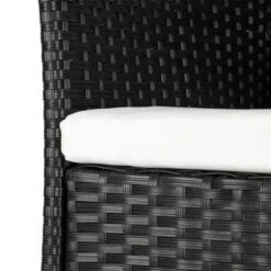 Karl Home 4-Piece Wicker Patio Conversation Set With White Cushions -Karl Home Shop GUEST d830b69c 7c07 4661 b9cf 0442b74a49e0