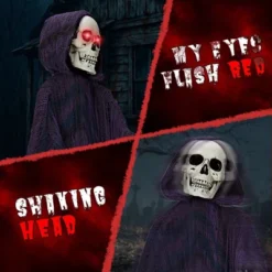 Karl Home 6ft Halloween Decorations Outdoor Animatronics Grim Reaper With Chain, 11 Karl Home 6ft Halloween Decorations Outdoor Animatronics Grim Reaper With Chain, -Karl Home Shop GUEST da98ff0e 9386 41cb 85ff 3f21840080a0