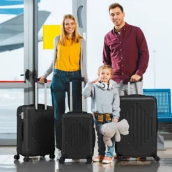 Karl Home 3 Piece Set ABS Trolley Cases Striped Pattern Blue -Karl Home Shop GUEST dcaaf4e4 e09d 47e0 867c d1d9b88fbf8f