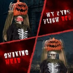 Karl Home 5.6ft Halloween Decorations Outdoor Animatronics Ghost With Pumpkin Head -Karl Home Shop GUEST de1bd92d 3cfe 4f6d b440 b6f3f32ede3d