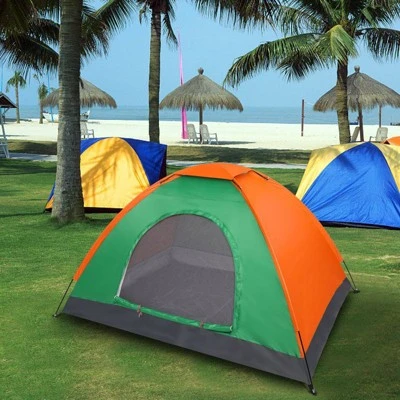 Karl Home | 2-Person Green And Orange Camping Tent 6 Karl Home | 2-Person Green And Orange Camping Tent - Image 4