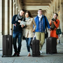 Karl Home 3 Piece Set ABS Trolley Cases Striped Pattern Blue -Karl Home Shop GUEST e56ef96d 4cd8 41fc 8731 b0b46d6e5580