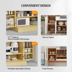 Karl Home Rattan Kitchen Storage Cabinet With 2 Doors And Adjustable Shelves Pantry Cabinet 14 Karl Home Rattan Kitchen Storage Cabinet With 2 Doors And Adjustable Shelves Pantry Cabinet -Karl Home Shop GUEST ea615d1d c8d7 4989 a8fe e8333de11e3c