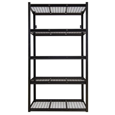 Karl Home 5-Tier Adjustable Metal Shelving Unit 7 Karl Home 5-Tier Adjustable Metal Shelving Unit - Image 5