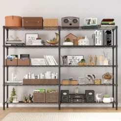 Karl Home 58 In.W Metal Shelving Unit -Karl Home Shop GUEST f03f8238 6b2b 43f3 bc05 d0c4a596b5ce