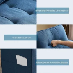 Karl Home |53.54 Inch Upholstered Sofa Bed Sleeper Sofa -Karl Home Shop GUEST f2dc0365 5d56 488a bf4d 0015c247e713