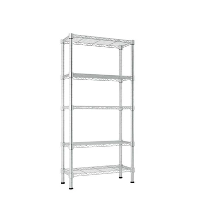 Karl Home 23.62in. W Steel Shelving Unit 3 Karl Home 23.62in. W Steel Shelving Unit