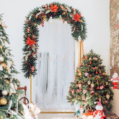 Karl Home 18.9'' W X 39.37'' D Gold Wedding Iron Arbor 6 Karl Home 18.9'' W X 39.37'' D Gold Wedding Iron Arbor - Image 4