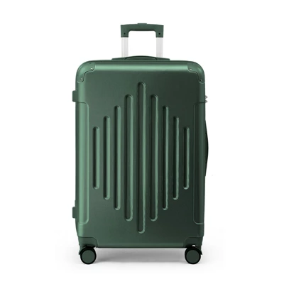 Karl Home Single 28 Inch ABS Trolley Case With 2 Corner Protectors Green 3 Karl Home Single 28 Inch ABS Trolley Case With 2 Corner Protectors Green
