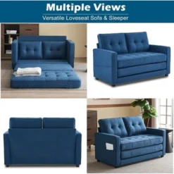 Karl Home |53.54 Inch Upholstered Sofa Bed Sleeper Sofa -Karl Home Shop GUEST fe0d7fef 8041 4012 979b 1be8cd11817e