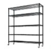 Karl Home Heavy Duty Storage Adjustable Metal Shelves Wire Shelving Unit With Wheels 1200LBS NSF -Karl Home Shop GUEST fe6fc77a a5a4 441d 9f6f d9443e7278f3